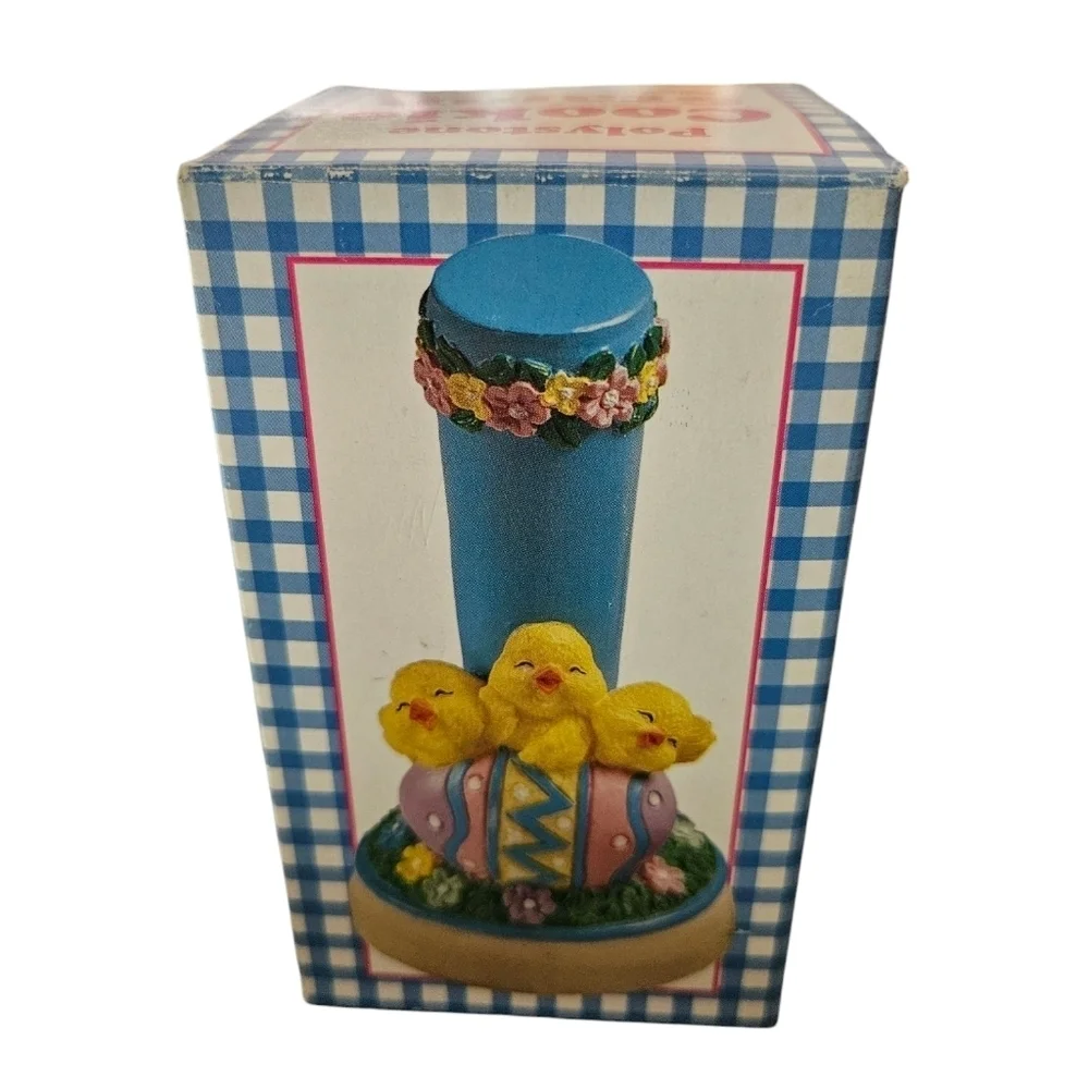 NIB Vintage Happy Easter Polystone Cookie Stamp Press, Brand New!!